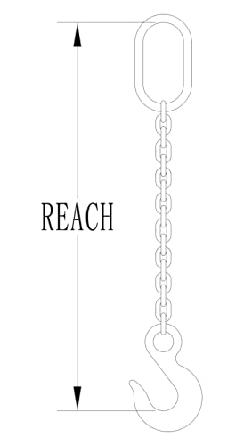 Grade 100 1/2 x20 'Chain slin