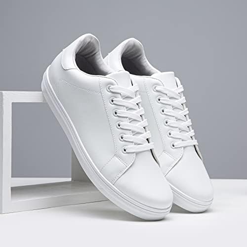 Jousen Men's White Fashion Sneakers