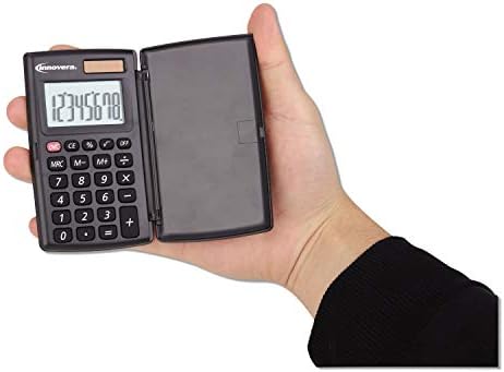 NONREA 15921 15921 Calculadora de bolso com capa de flip de casca dura, 8 dígitos, LCD