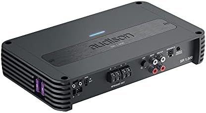 Audison SR Series SR 1.500 1000W Mono amplificador e um amplificador SR 4.300 4 CH 85WX4 com crossovers embutidos