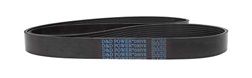 D&D PowerDrive 5pk1320 Corrente de substituição padrão métrica, borracha, 5