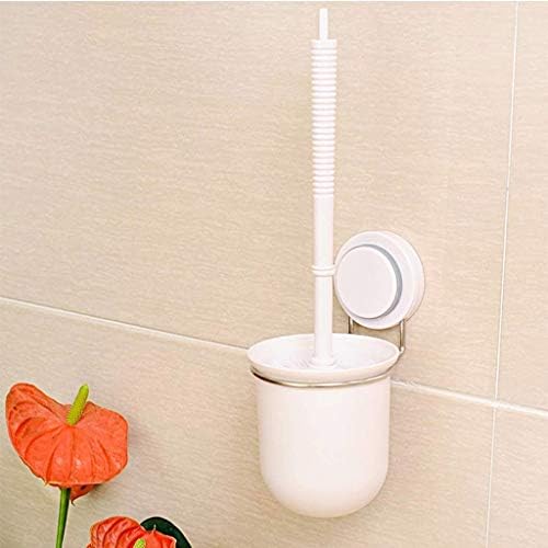 Pincel de parede de sucção de Liruxun sem a necessidade de dar um soco na escova de vaso sanitário de vaso sanitário