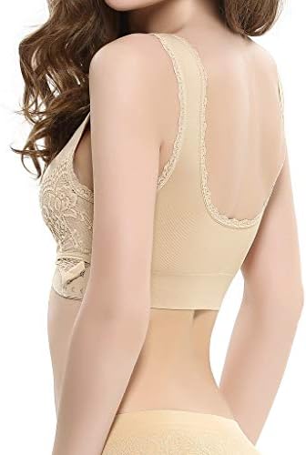 Mulheres de verão colorido lamacto lace de renda lace esportes de sutiã cheia de sutiã de copo completo