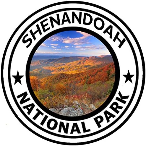 Rogue River Tactical Shenandoah Adesivo do Parque Nacional 5 Round Car Auto Decal