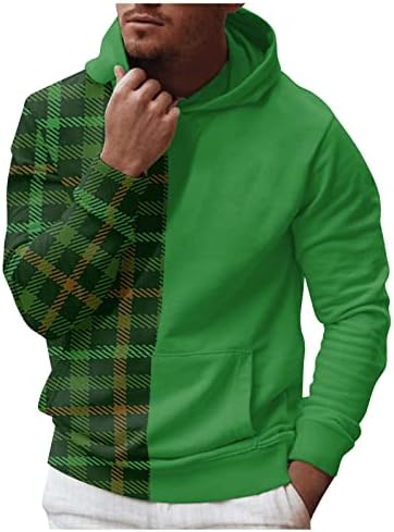 Hoodies gráficos de capuz vintage Men Pullover casual com bolsos de manga longa Tops com capuz de capuz masculino com capuz gráfico