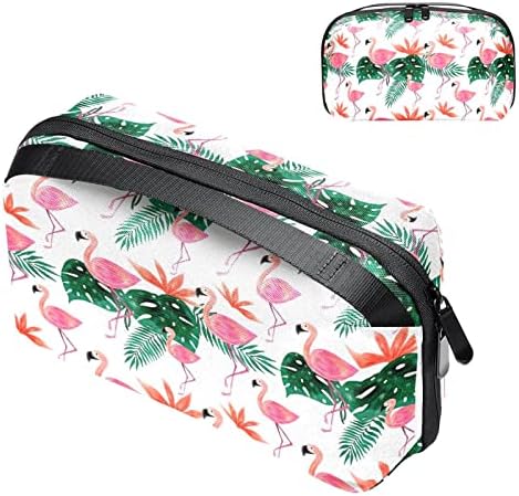 Bolsa de bolsas portáteis de organizações eletrônicas Flamingos Saco de armazenamento de cabo para discos rígidos, USB,