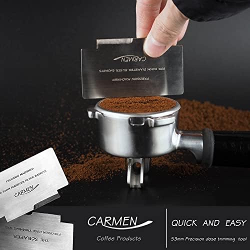 Ferramenta de distribuição de café de 53 mm Distribuidor/Nivelador e Espresso | Se encaixa para 54mm Breville Portafilter