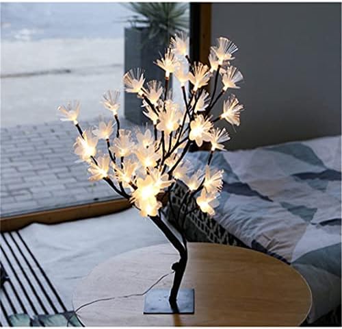 Llly led sakura árvore mesa de árvore leve luminárias decorativas de cabeceira para o quarto caseiro de casamento nórdico decoração