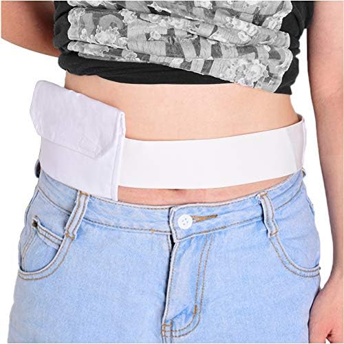 Discreet PD Belt Belt Peritoneal Diálise Holder Algodão macio com cobertura de bolso Ajustável para o cateter de tubo G Acessórios