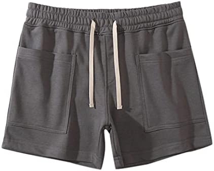 7 polegadas shorts homens masculino verão cor sólida bolsos grandes calças de bolso bola de cesto esportivo casual solto