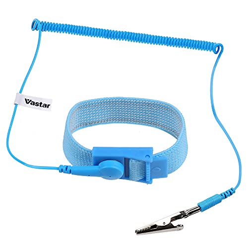 Vastar ESD Antiestatic Wrist Strap Components, azul