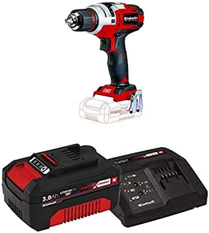 EINHELL TE-CD POWER X CHANGE 18-Volt sem fio 1400 rpm, broca/driver de velocidade variável, com chuck sem chave de 1/2