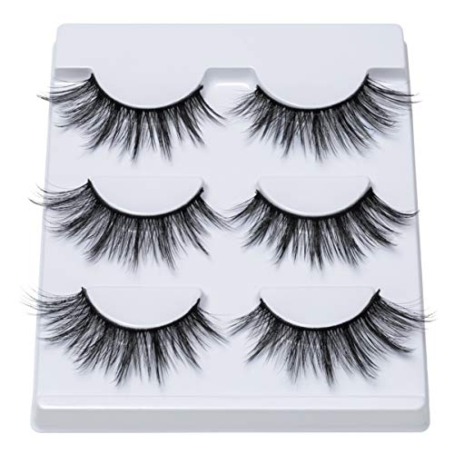 Disilk 3 pares 6d Lashes Faux Mink Tylehes