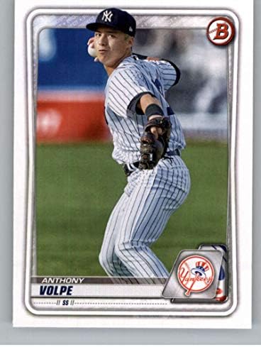 2020 BOWMAN DRAFT PAPER BD-178 Anthony Volpe New York Yankees Official MLB Baseball Trading Card da Topps Company em condição
