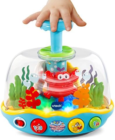 VTech Learn e Spin Aquarium e Cubo de Atividade dos Alunos Ocupados, roxo