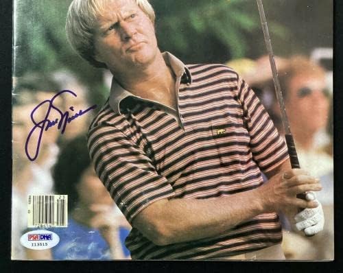 Jack Nicklaus assinou a Sports Illustrated 23/06/80 GOLF US Open Auto Master PSA/DNA - Revistas de golfe autografadas