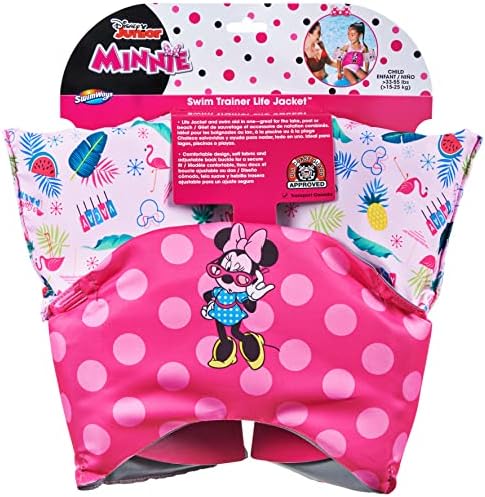 Caráter da Disney Swimways Aprenda-se-Swim USCG Aprovado Kids Life Jacket, Minnie Mouse