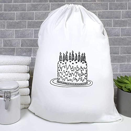 Azeeda 'bolo de aniversário' lavanderia/bolsa de lavagem/armazenamento