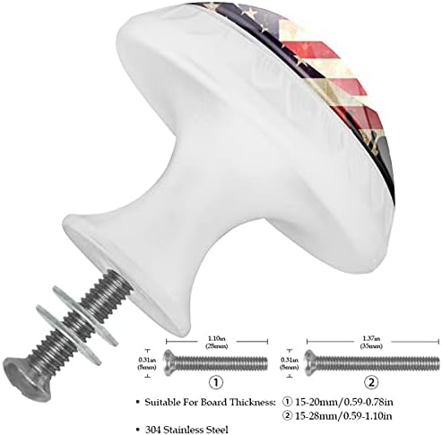 Tbouobt 12 botões de armário de cozinha, botões de gaveta, botões de cômoda, puxadores de gaveta, gaveta da cômoda, maçanetas, bandeira