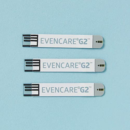 MEDLINE EVENCARE G2 Teste de teste de glicose no sangue, autoteste com o sistema de monitoramento G2, 6 segundos resultados,