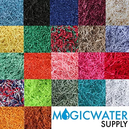 Magicwater Supply Soft & Fin Cut Crinkle Papline Shred Filler para embrulho de presentes e recheio de cesta - verde limão