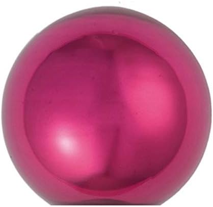 Orã de Bola de Vidro de Glass de Vidro de Berry Rosa de 8ct 3,25