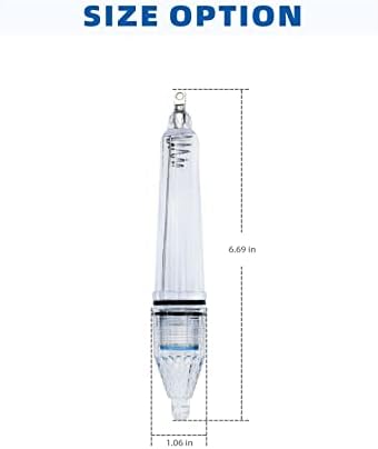 Bluewing 5 pacote de pacote de queda profunda 6,7 ​​Luz de pesca LED Pesca subaquática Atraindo piscas de pesca de lâmpada