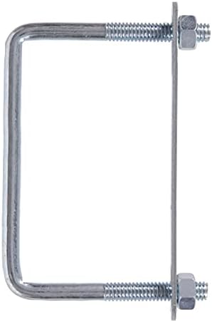 Hardware Essentials 320898 quadrado u-bolt-3/8x3lx4w, zinco