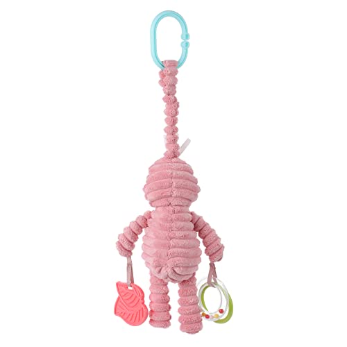 Apricot Cordeiro carrinho de bebê ou atividade de assento de carro e brinquedo de dentição, apresenta personagens