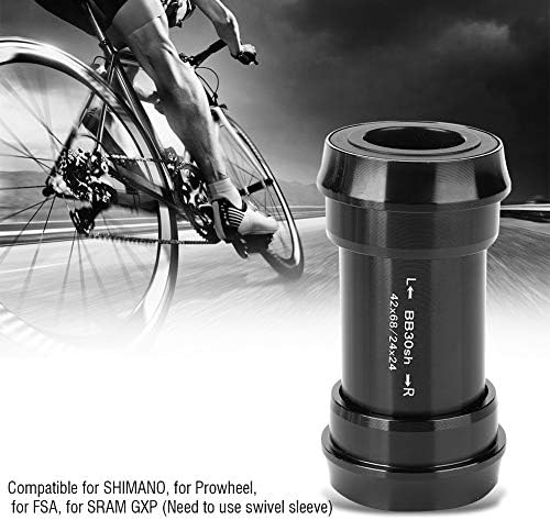 Famkit BB30 24mm Pressione Faixa do rolamento selado com suporte inferior de peças de bicicleta Acessório de peças