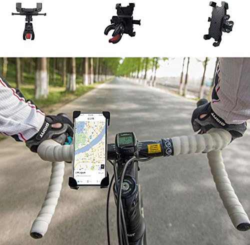 Montagem de telefone de bicicleta outlandway, suporte para telefone celular, Anti Shake 360 ​​Rotation Rotation Reliable