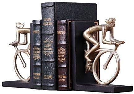 Shisyan y-lkun european bicycle bookends figuras bookends Livros modernos livros minimalistas de mesa decoração