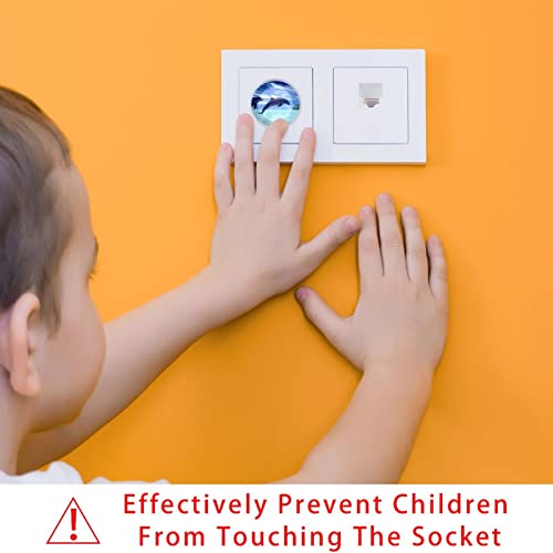 24 Pacote de proteção à prova de crianças Caps de segurança elétrica de protetor de bebê Capas de tomadas de tom de bebê
