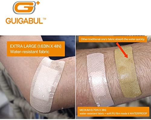 Bandagens de silicone de remoção indolor para idosos sensíveis à pele - 40 contagens 0,75''x3 '' e 15 contagens 1,63''x4