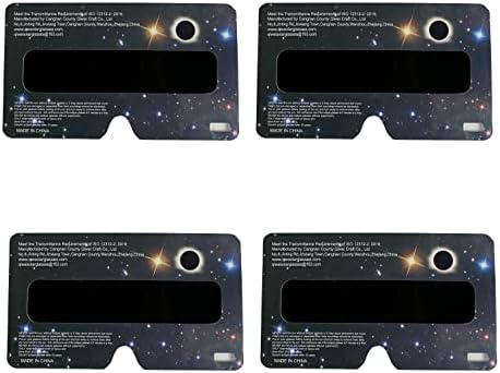 Óculos solares de eclipse solar de manutenção da mão, Ótimo visualizador de eclipse para crianças, CE e ISO Certified Eclipse Shades