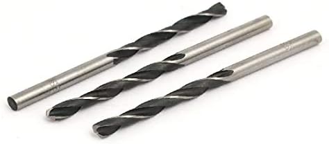 Novo Lon0167 4mm DIA em destaque de 73 mm de comprimento HSS eficácia confiável 9341 Free redonda Twist Drill Drill Bit Tool 3pcs