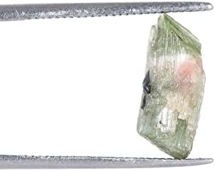 Gemhub Raw bruto outubro Birthstone Green Tourmaline 3,35 ct. Pedra de gem