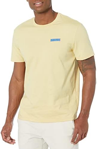 Calvin Klein Men's Relaxed Fit Box Logo Crewneck T-Shirt