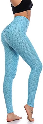 Annisher Butt Leggings para mulheres Ginástica de ioga Ginástica alta Pontas de controle de barriga de barriga macia