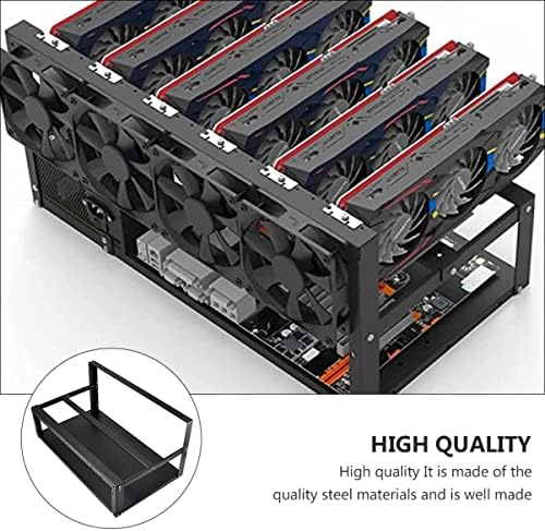 Solustre Computer titular RGB Caso do computador Computador Open Frame Frame Gráfico de Armazenamento Caso de Armazenamento