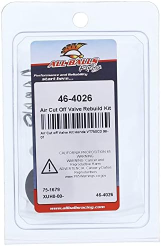 All Balls Racing Air Cut Off Valve Reconstring Kit 46-4026 Compatível com/Substituição para Honda VT750CD 1998-2001