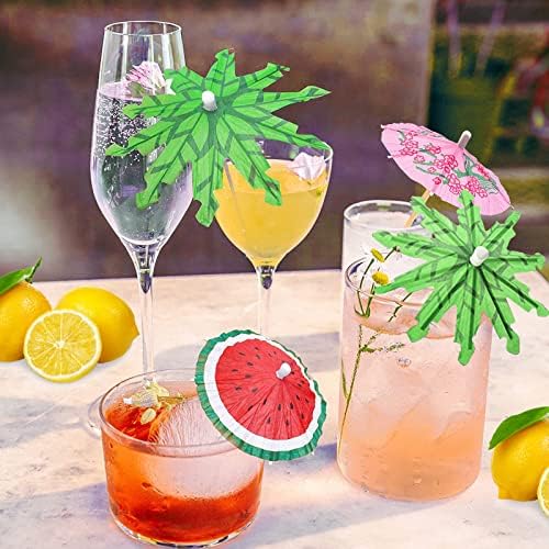 50 contagens de bambu artesanais de bambu, bebidas guarda -chuvas colheitas de cocktails de parasol tacos de cocktail com palitos