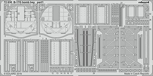 EDU72630 1:72 EDUARD PE - B -17G Flying Fortress Bomb Bay Detalhe Detalhe [Modelo Kit Acessório]