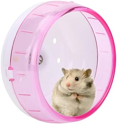 Hamster Wheel Wheel Pet Pet Plástico Ultra-Quiet Roller Sports Running Wheel Toy para Hamsters Guinea Pigs Totoro