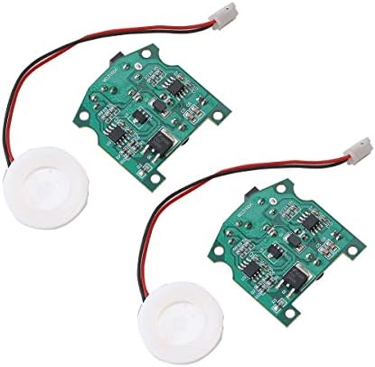 Ocestore 2 pacote DC 3.7V-12V D20mm 113kHz Ultrassonic Mist Module Module Module Diy umidificador com módulo PCB