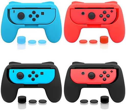 Kit de garras de pacote Fastsnail 4 compatível com Nintendo Switch para Crossing Animal para Joy Con, controlador