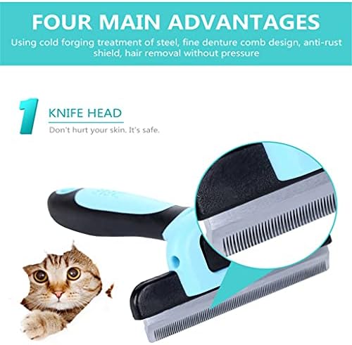 Zlxdp animais de estimação gatos pente de cabelo para gatos cães cães removendo de pet pet pinck brooming suprimento