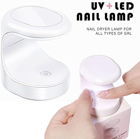 Cyzpf LED mini lâmpada de unhas USB portátil portátil lâmpada de unhas de unhas Luz de cura de unhas para esmaltes em gel