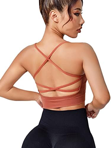 Cozyease feminino feminino traseiro back sport bra suport suporta yoga treino sutiã