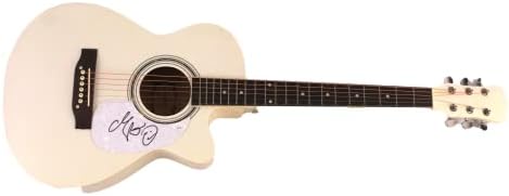 Adam Sandler assinou o Autograph Commlem Twees Acoustic Guitar W/ JSA Authentication - Saturday Night Live Funnyman, Chanukah Song,